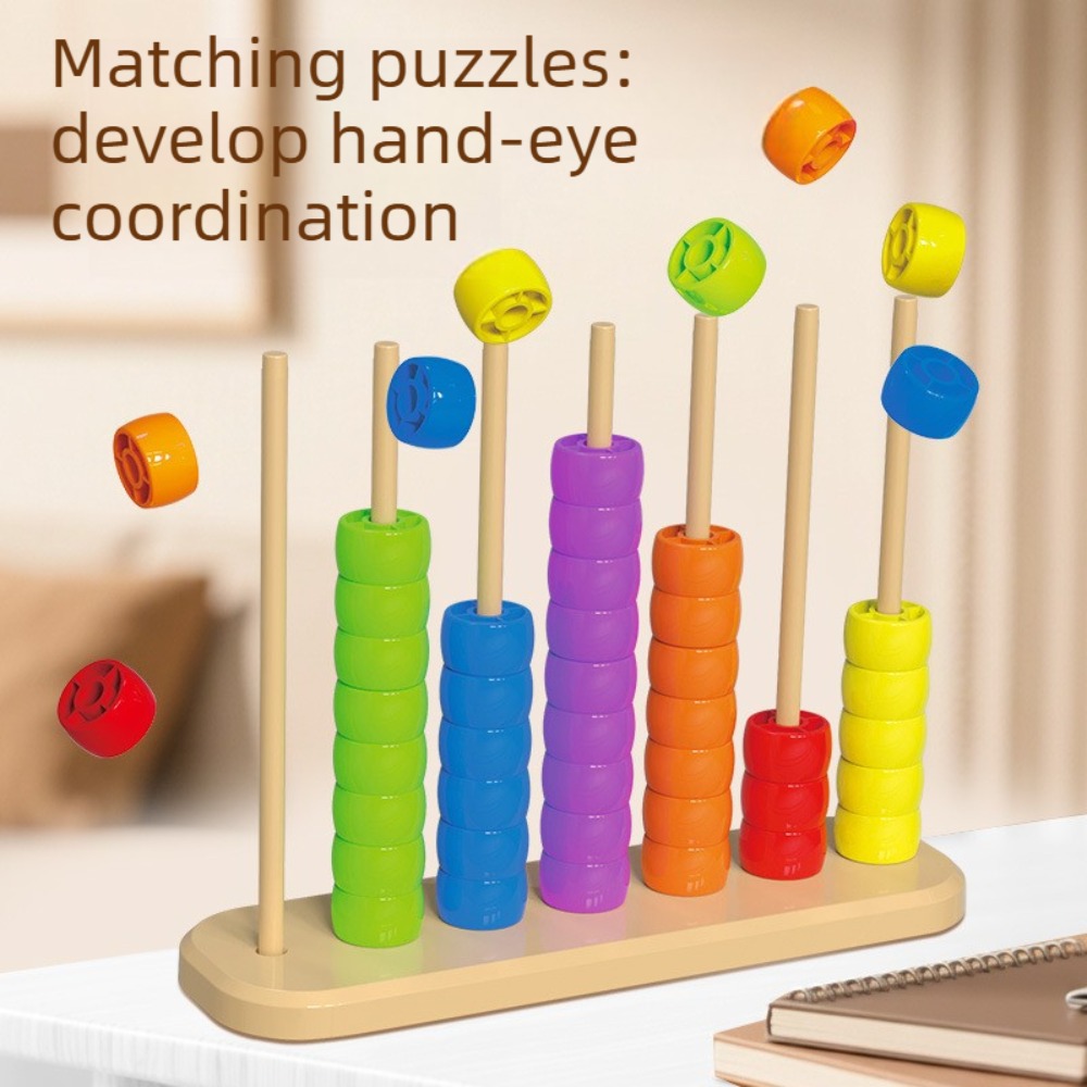 Abacus Counting Bead - Boncuk Eşleştirme Çocuk Bulmaca Oyuncağı -
