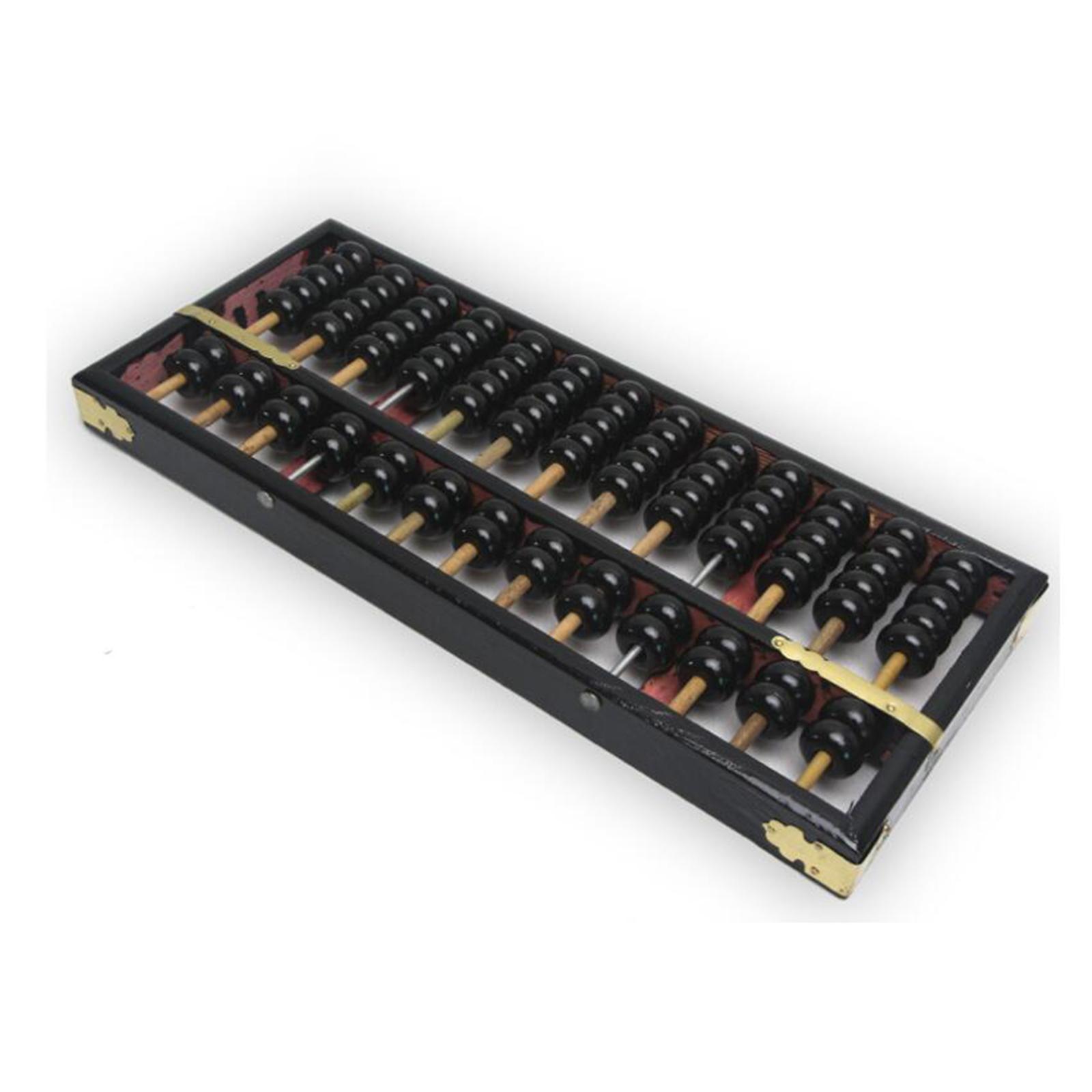 Abacus Counting Bead - Çin Ahşap Boncuklu Aritmetik Abaküs Profesyonel