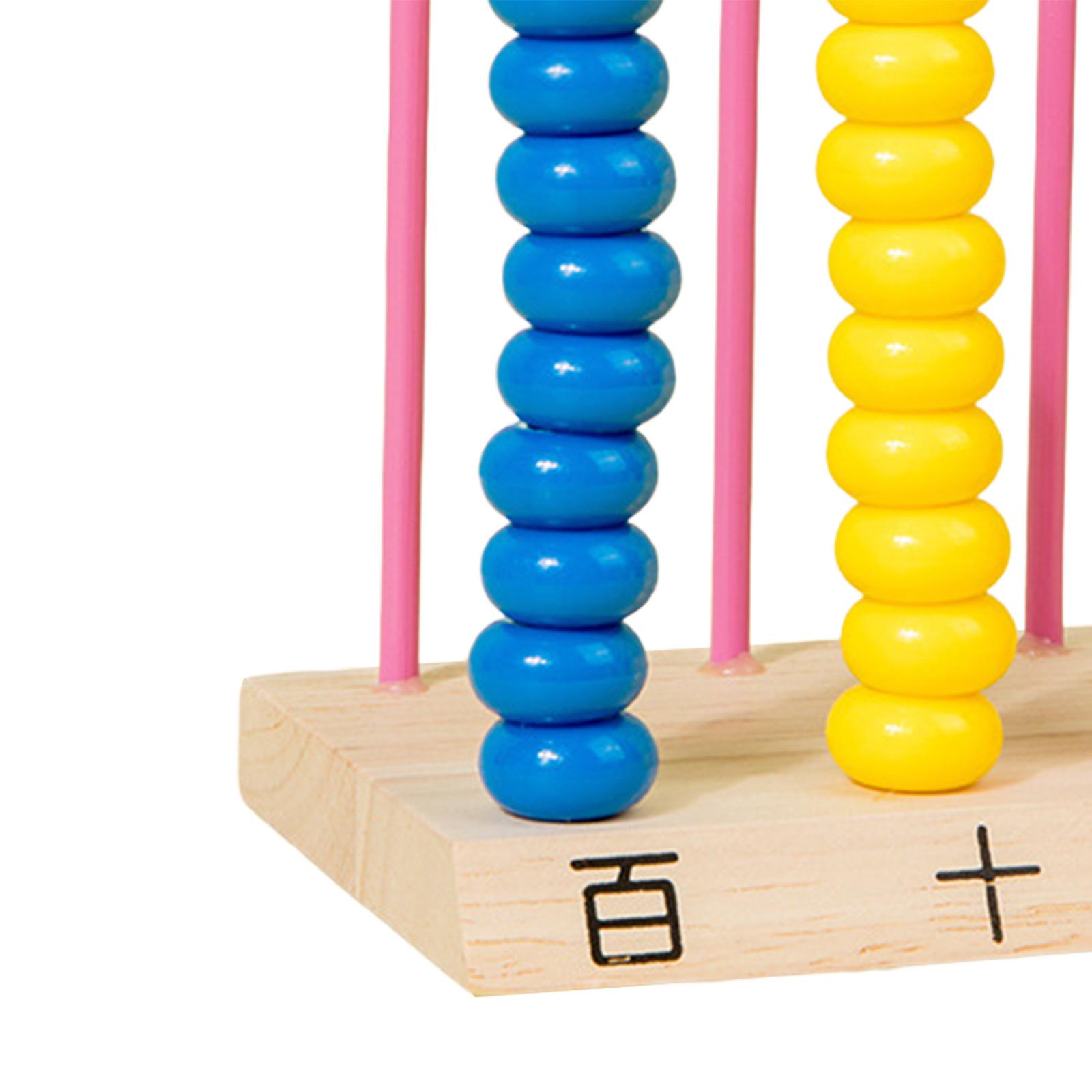Abacus Counting Bead - Klasik Ahşap Abaküs, Çocuklar İçin Eğitici