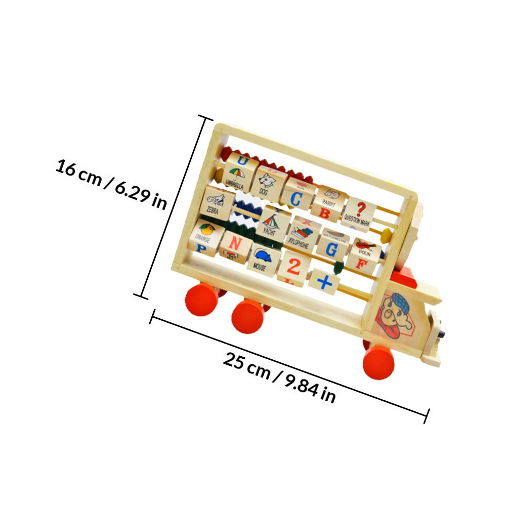 Ahşap Abaküs Standı, Renkli Bo - Abacus Counting Bead incelemesi ve fiyatı