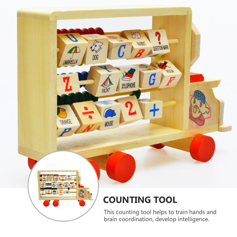 Ahşap Abaküs Standı, Renkli Bo - Abacus Counting Bead incelemesi ve fiyatı